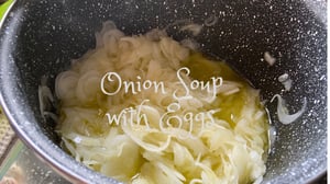 Recipe from Angela's Kitchen: Onion Soup with Eggs