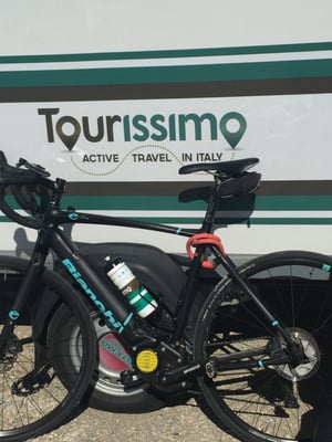 My first experience of an e-bike, thanks to Tourissimo